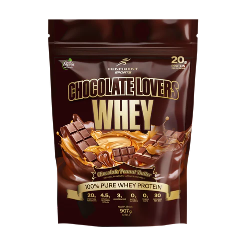 CONFIDENT SPORTS - Chocolate Lovers Whey - 907 g - Chocolate Peanut Butter