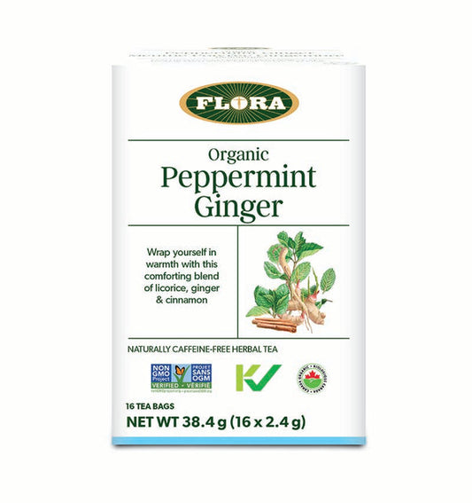 Flora   Peppermint Ginger (formerly Bye Bye Cold)16 bags