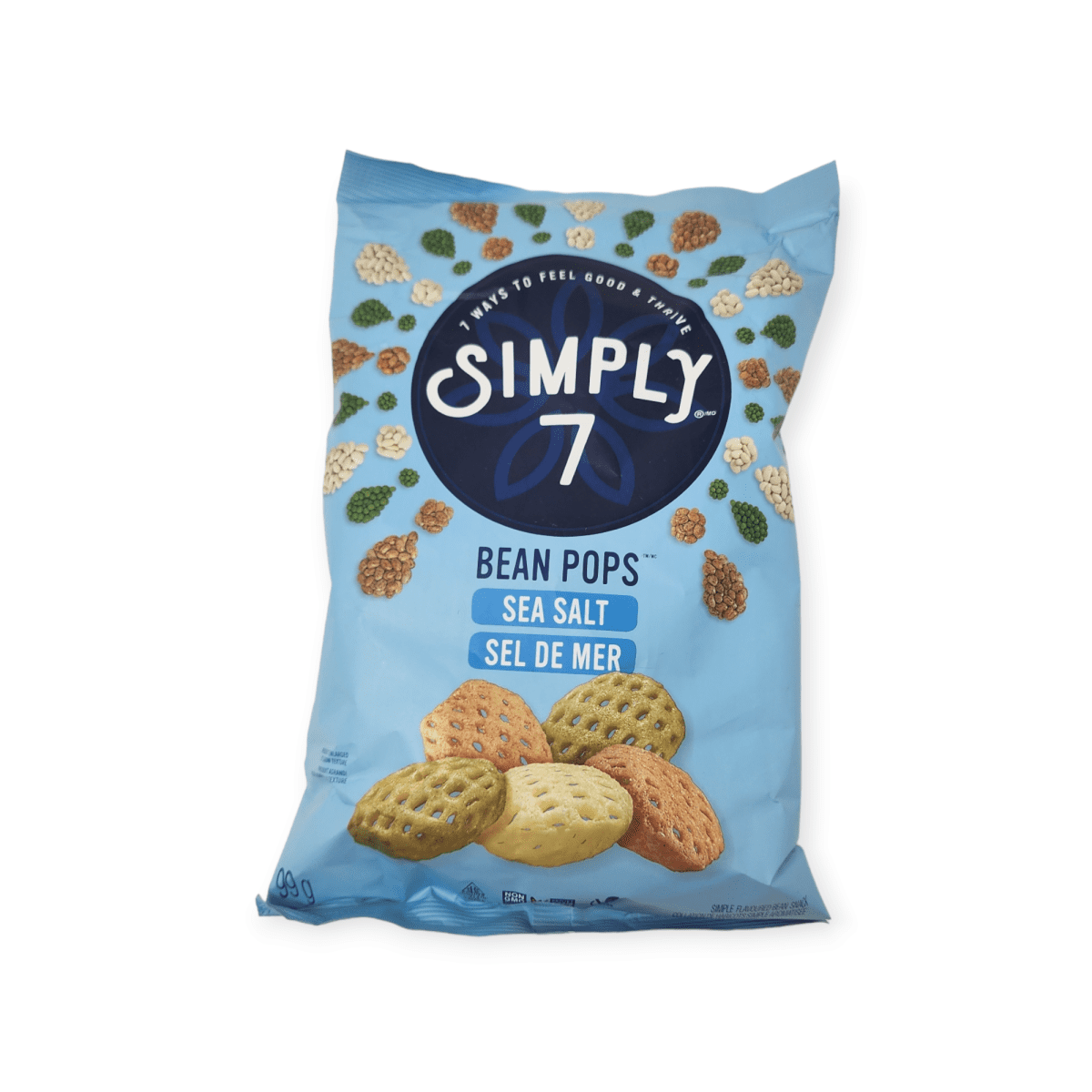 Simply 7   Bean Pops   Sea Salt Bean Pops99G - Short Dated