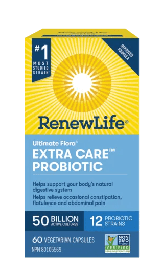 Renew Life   Ultimate Flora Extra Care 50Bil 60vcap