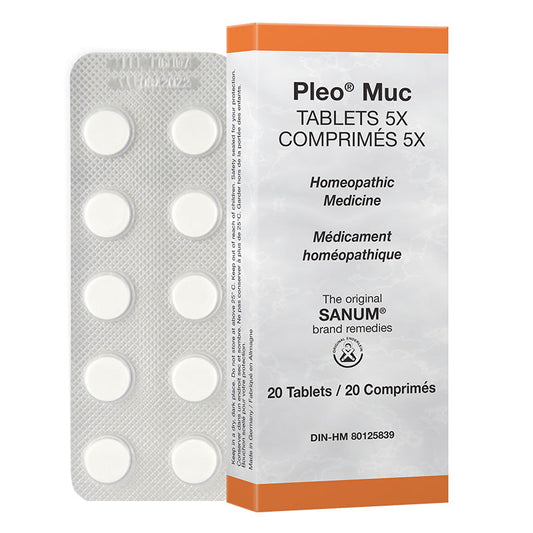 Pleo Sanum   Pleo-MUC (Mucokehl) tablets 5X   20 tablets