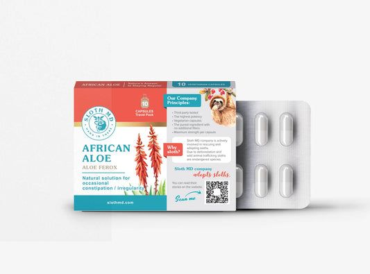 SLOTH MEDICAL (R)    African Aloe,10-pack blister, 12pck/display