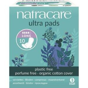 NATRACARE    Pads Natural Ultra    NATRACARE    Pads Natural Ultra    Ultra Pad w/Wings Long 10ct
