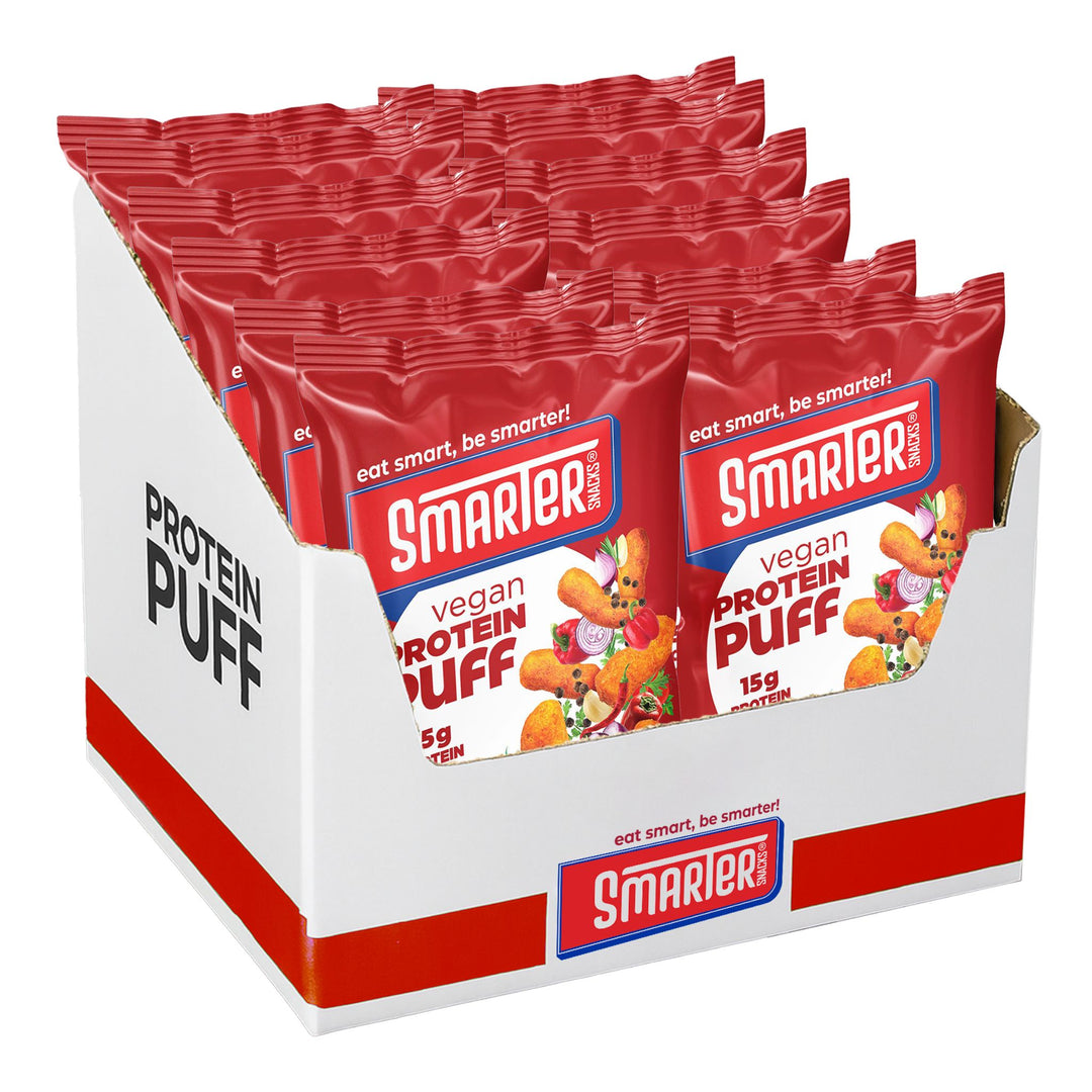 SMARTER SNACKS   PROTEIN PUFF   50g - 12/box   BARBECUE