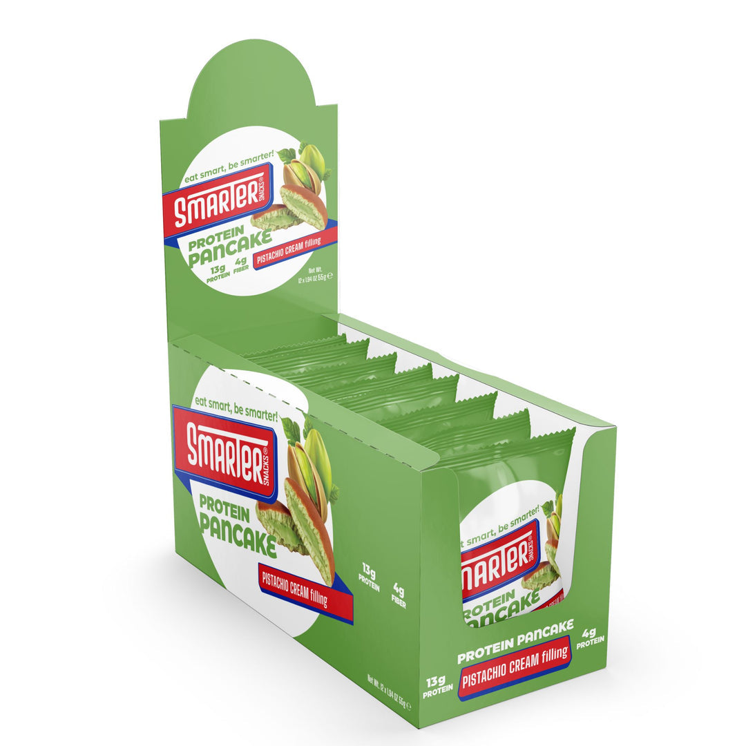 SMARTER SNACKS   PROTEIN PANCAKE   55g - 12/box   PISTACHIO CREAM
