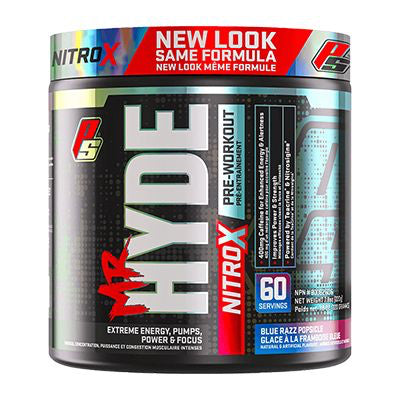 Prosupps Mr Hyde NitroX | Blue Razz Popsicle | 60 Servings
