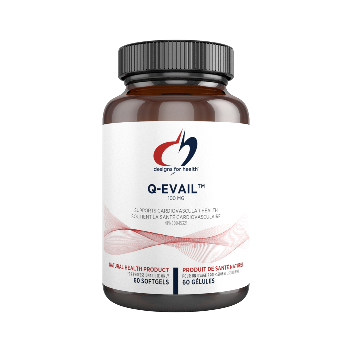Designs For Health   Q-Evail™ 100   60Softgel