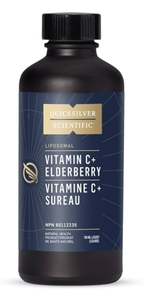QUICKSILVER SCIENTIFIC - VITAMIN C + ELDERBERRY - 180ml