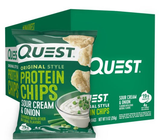 Quest   Quest Chips, Sour Cream & Onion 8/box