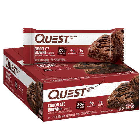 Quest   Quest Bar, Chocolate Brownie, 12/box