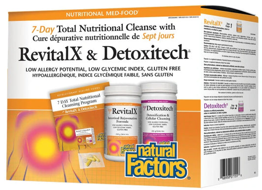 Natural Factors   RevitalX® & Detoxitech® Seven Day Total Nutritional Cleansing Program   kitkit
