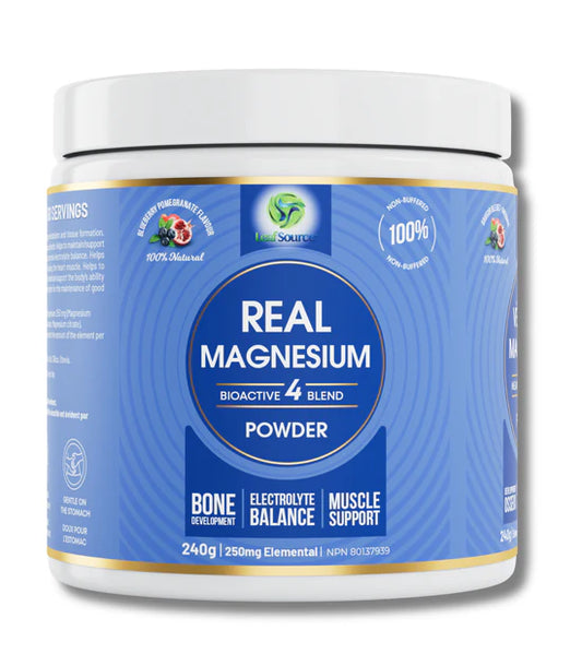 LEAF SOURCE *    Real Magnesium Bio-Active 4 Blend, 240g