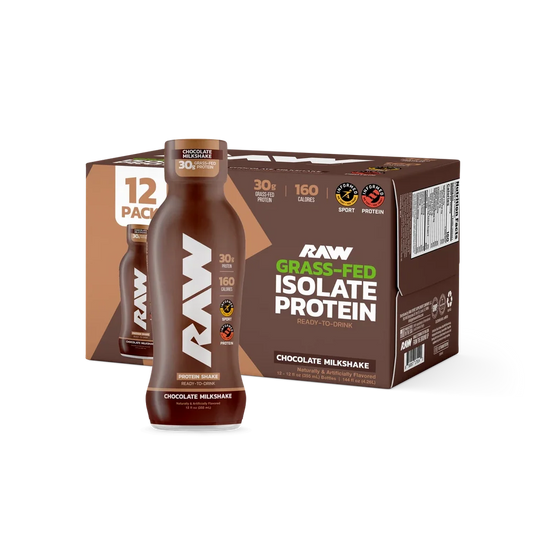 Raw Protein Shake RTD Chocolate 355 mL - Case of 12
