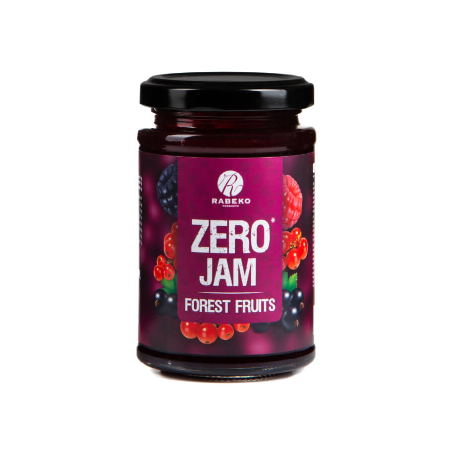 RABEKO   ZERO JAM   235g -6/case   FOREST FRUITS