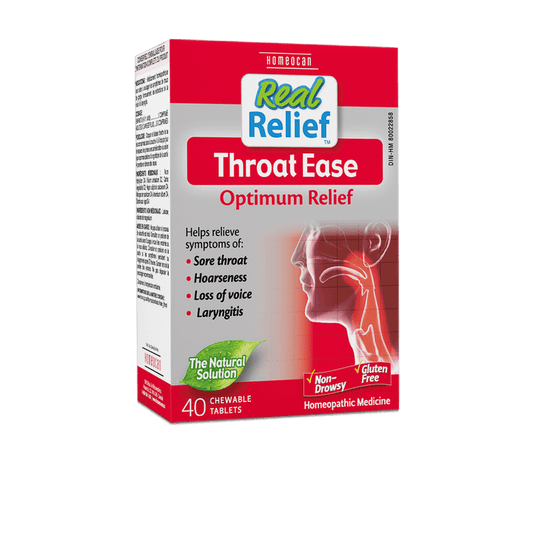 HOMEOCAN   Throat Ease, 40 tablets