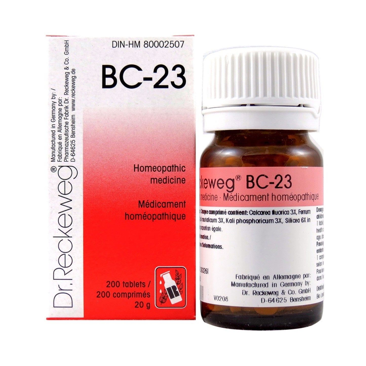 Dr. Reckeweg - BC-23 - 200 tablets/comprimés - 20 g