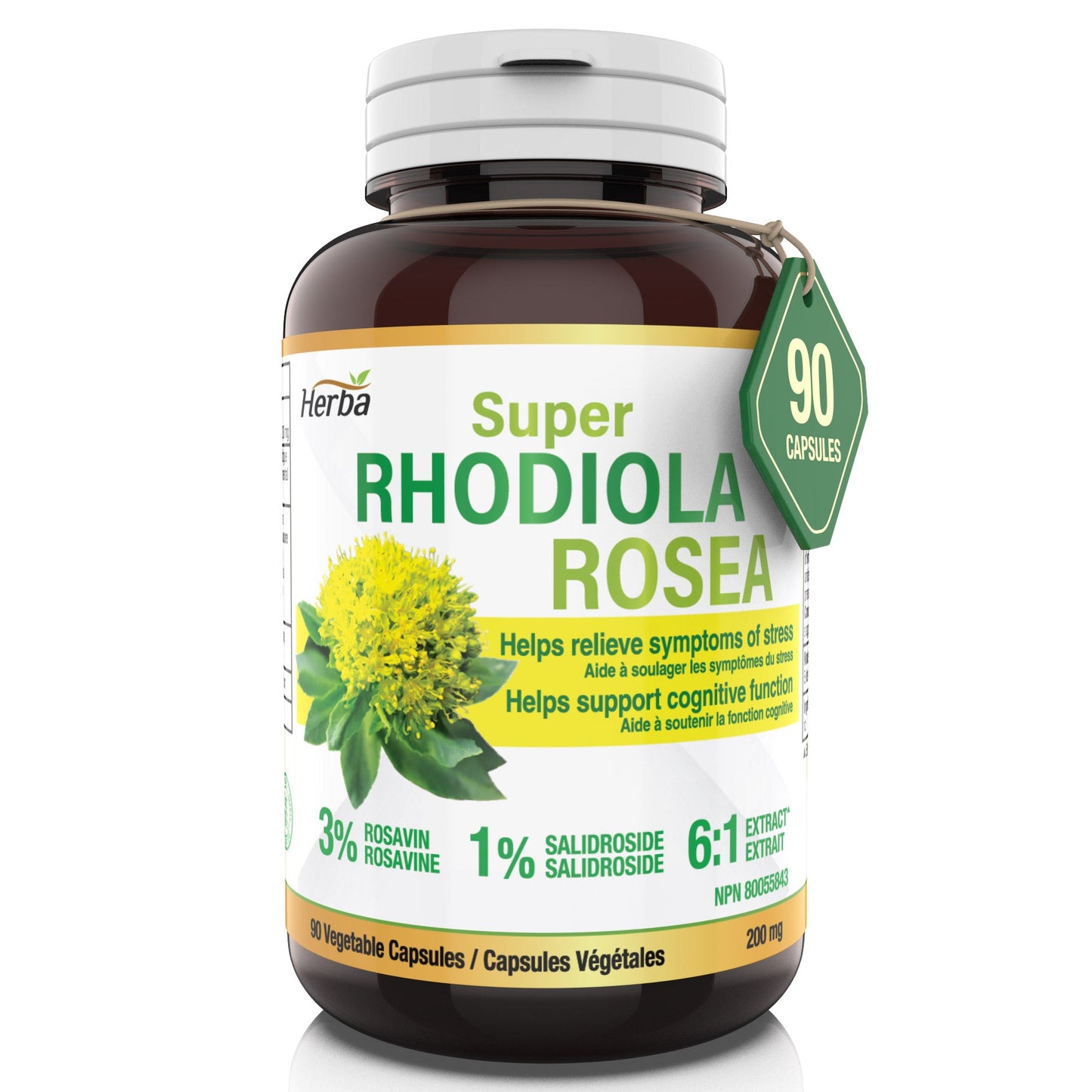 Herba  Rhodiola Rosea 200mg - 90 Capsules