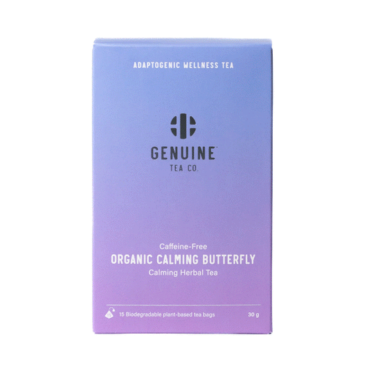Genuine Tea   Organic Calming Butterfly 8 x 15bg