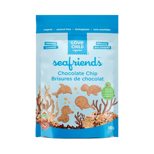 Love Child   Organic Cookies   Sea Friends Chocolate Chip Cookies140G
