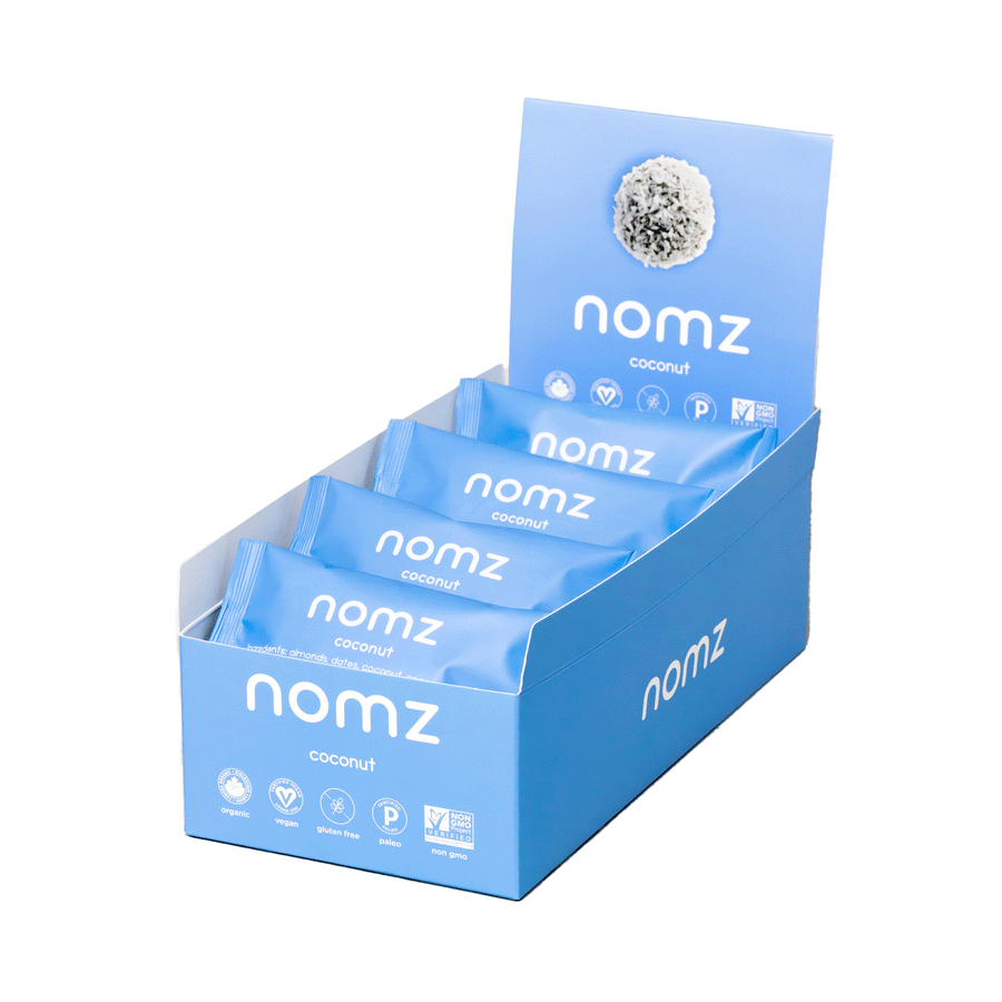Nomz Coconut Energy Bites, 12-Pack