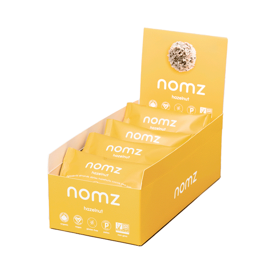 Nomz Hazelnut Energy Bites, 12-Pack