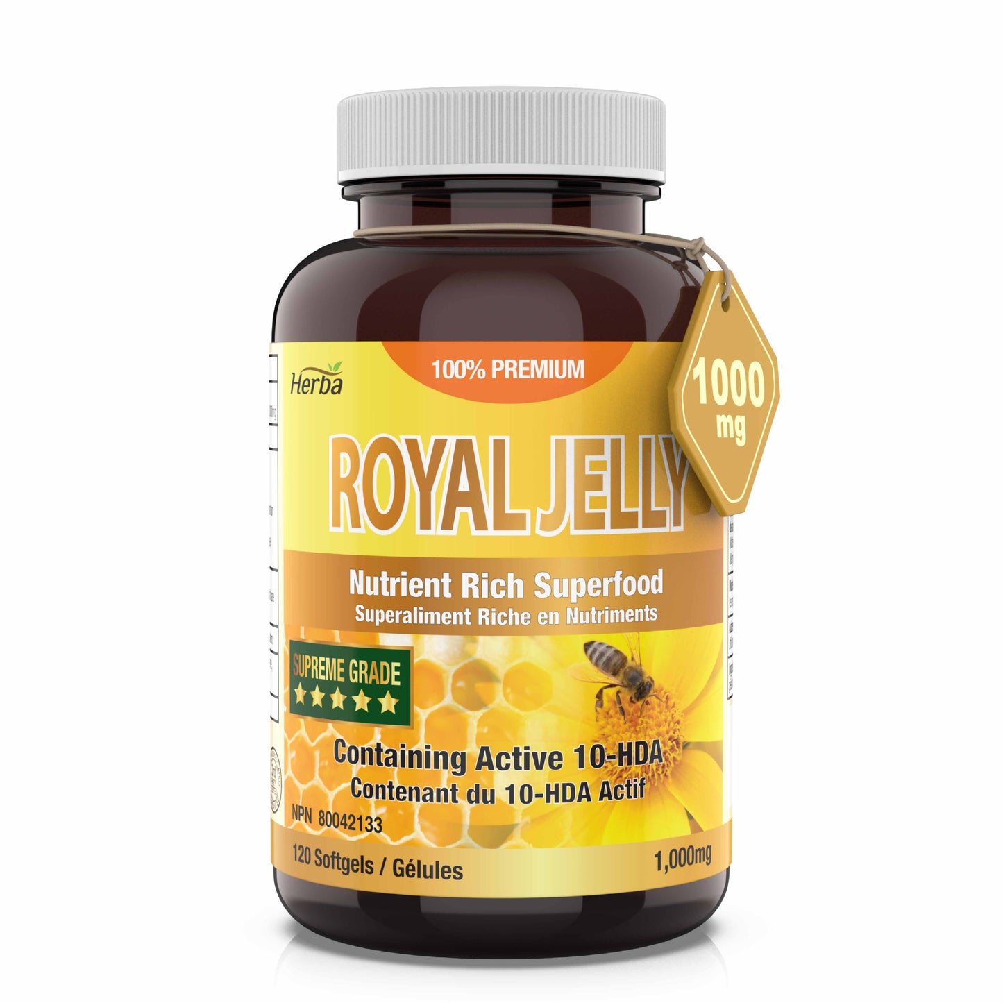 Herba  Royal Jelly 1000mg - 120 Softgels