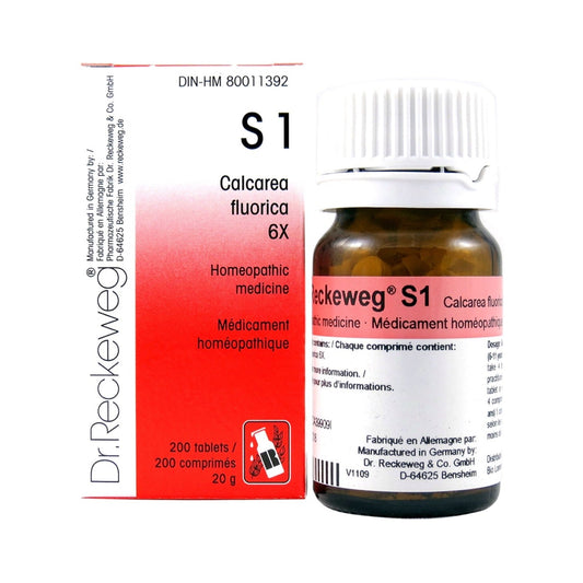 Dr. Reckeweg - S1 - Calcarea fluor  6X - 200 tablets/comprimés - 20 g