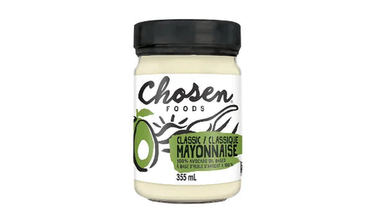Chosen Foods   Mayonnaise   Avocado Oil Mayo 355ML