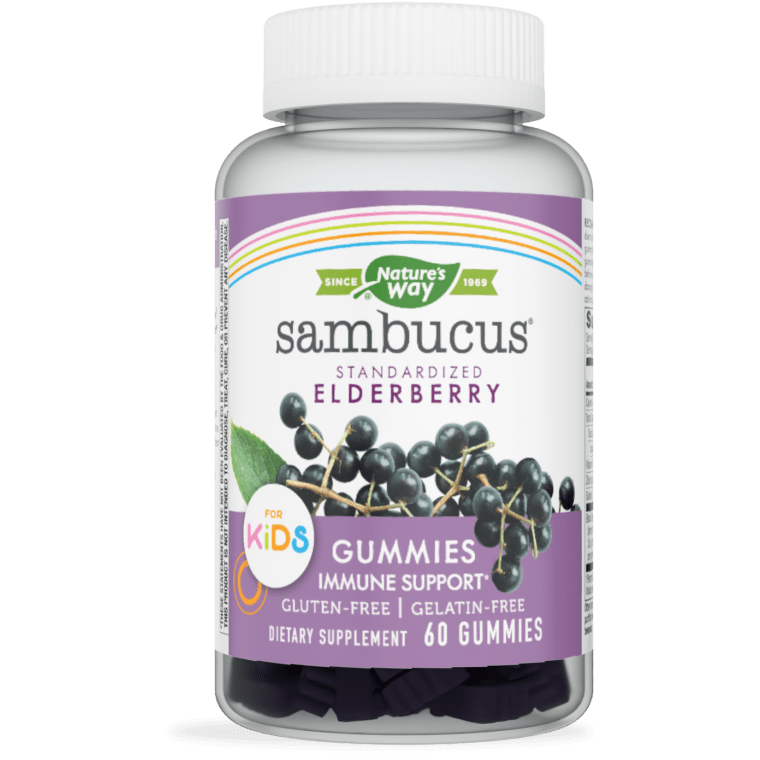 Nature's Way - Sambucus Elderberry Kids Immune Gummies - 60 Gummies