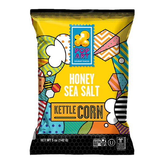 Pop Art-Pop Art Popcorn - Honey Sea Salt 9 x 128g