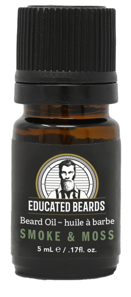 Educated Beards   Beard Oil Smoke &Moss 10ml