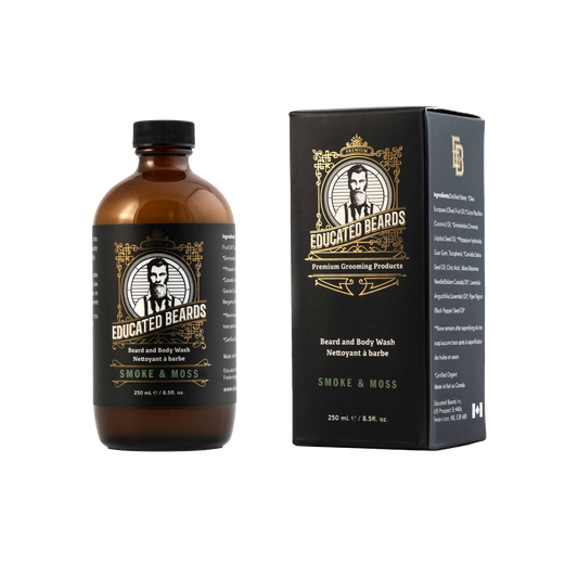 Educated Beards   Beard & Body Wash Smoke & Moss 250ml