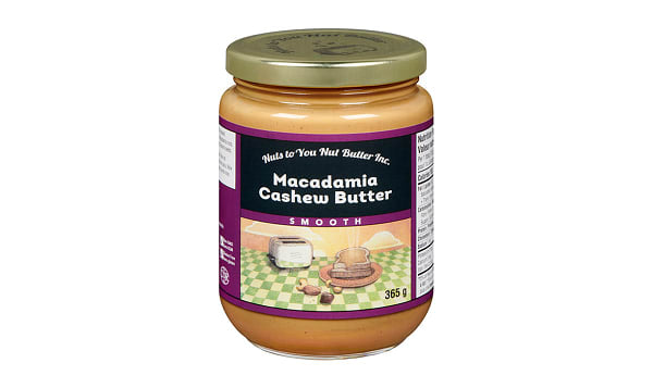 NUTS TO YOU    Macadamia Cashew Butter Smooth365g