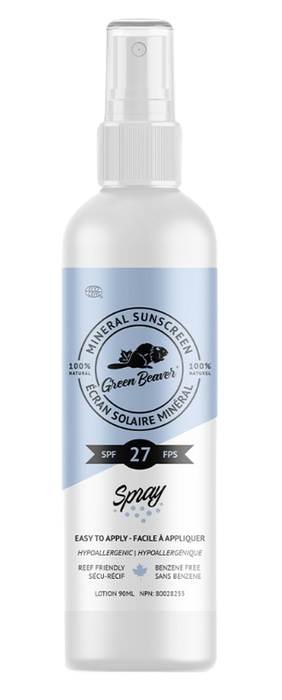 GREEN BEAVER    Org Adult SPF 27 Spray 90mL