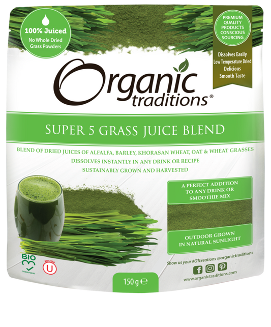 Advantage health    Super 5 Grass Juice Blend   150g