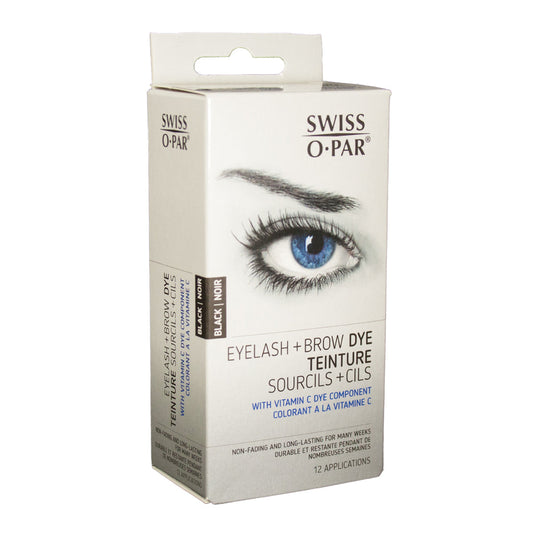 SWISS-O-PAR   EYELASH & BROW DYE KIT, BLACK (5)
