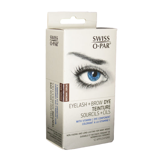 SWISS-O-PAR   EYELASH & BROW DYE KIT, BROWN (5)
