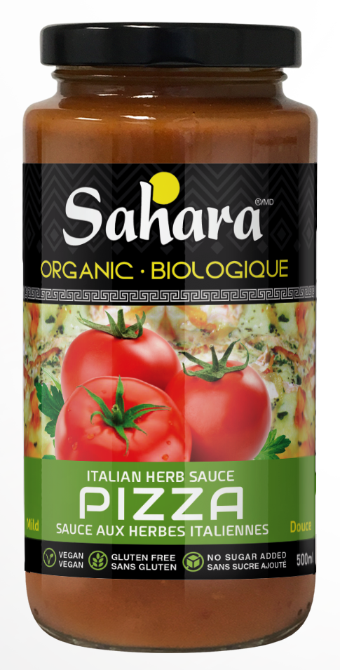 SAHARA  -  Organic Italian Herbs Pizza Sauce (jar)    500ml