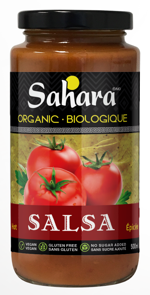 Sahara   Organic Salsa - Hot 500ml