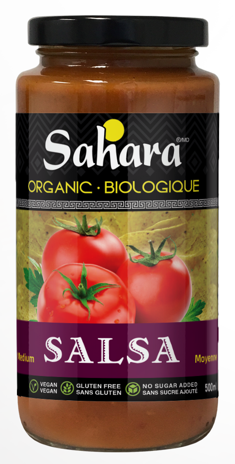 Sahara   Organic Medium Salsa 12 x 500ml