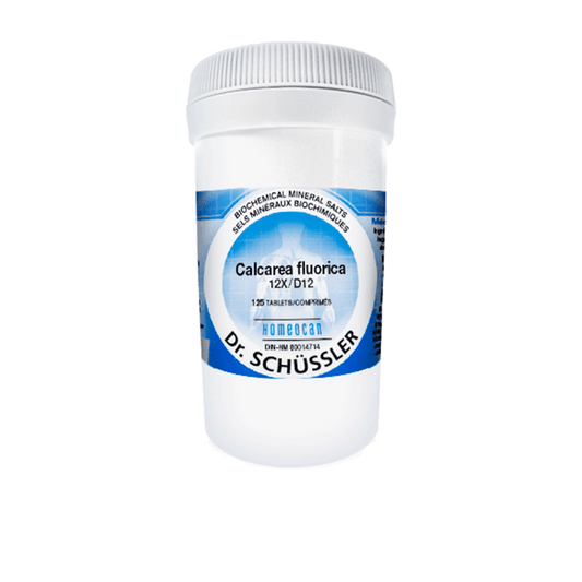 SCHÜSSLER MINERAL TISSUE SALTS    N°1 Calcarea fluorica    NO.1-125 6X