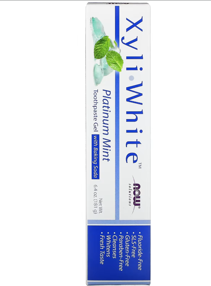 NOW    Xyliwhite Platinum Mint TP/Gel w/Baking Soda 181g