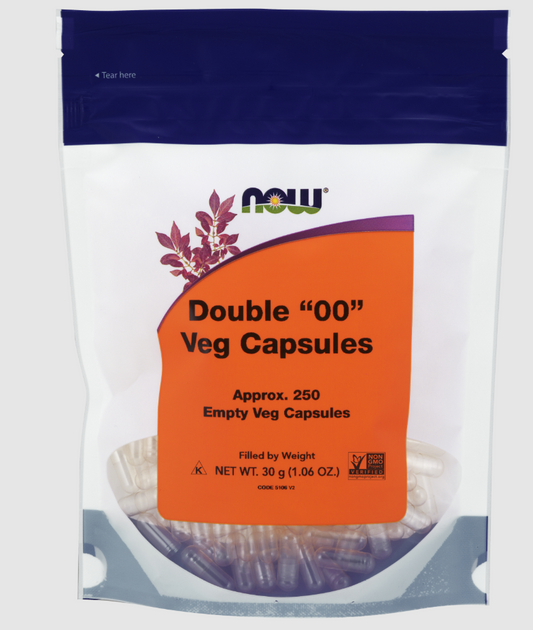NOW    Vcaps '00' Veg. Non-Gelatin 250's