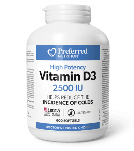 WomenSense    NEW! Vitamin D3 2500 IU 600 sgls