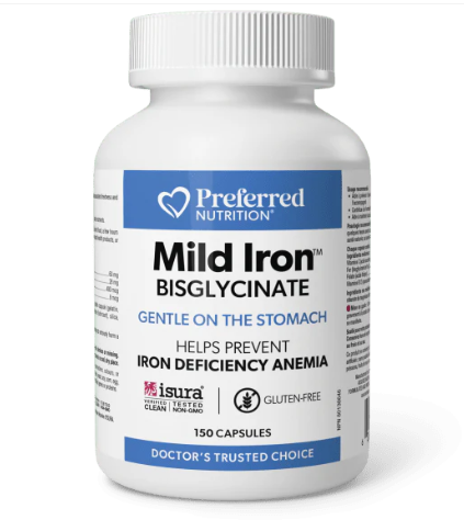 WomenSense    NEW! Mild Iron Bisglycinate 150 caps