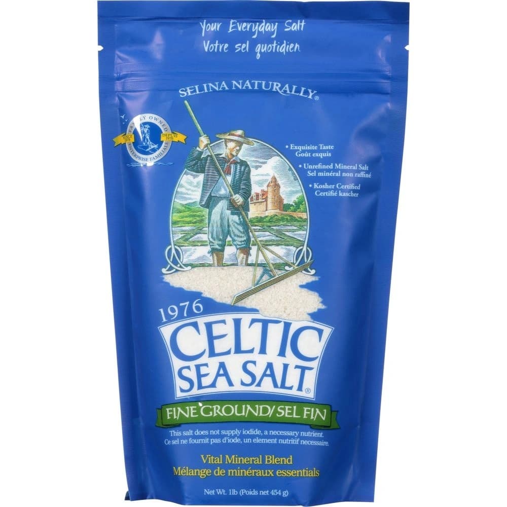 CELTIC SEA SALT    Fine Ground Resealable Bag 454g