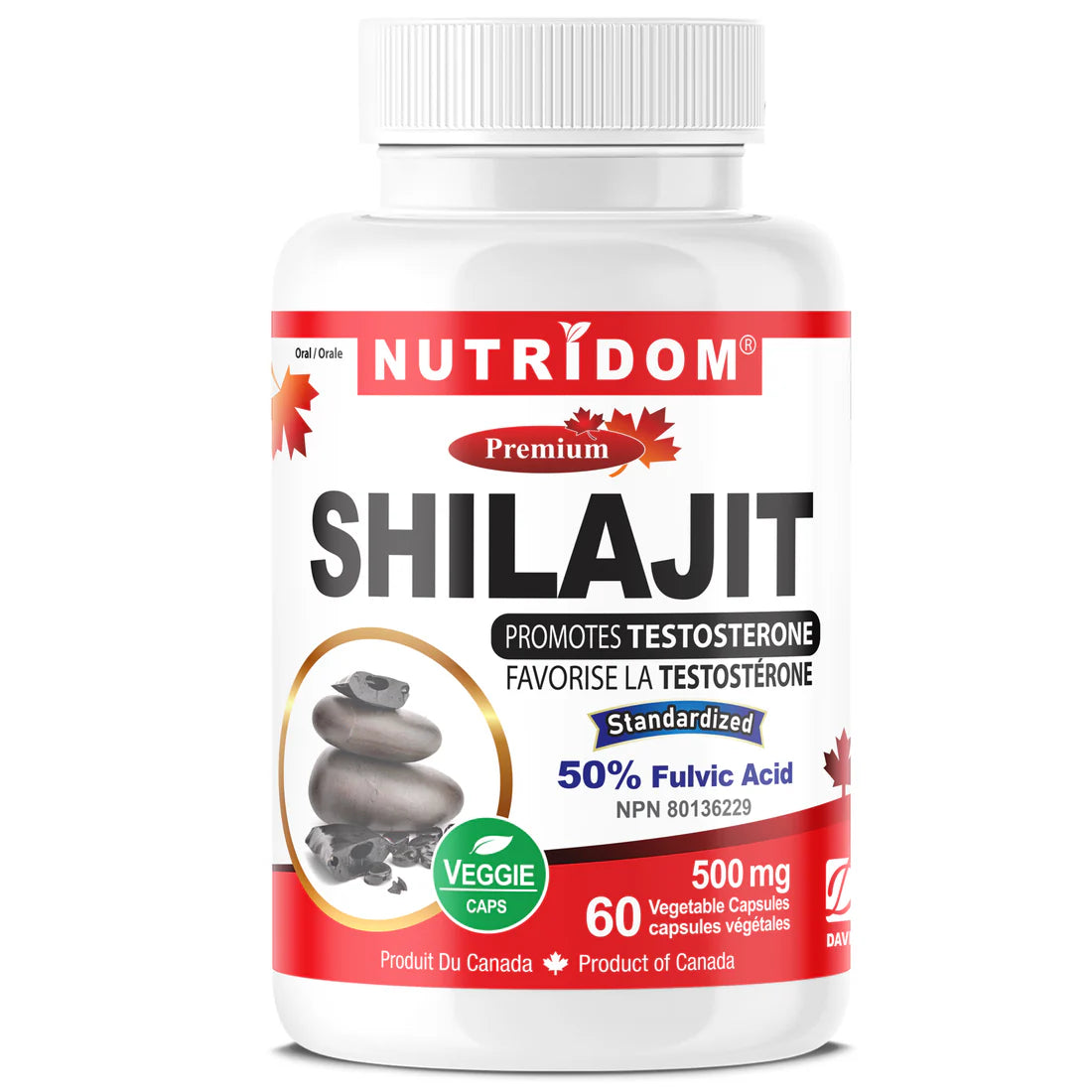 NUTRIDOM®    Shilajit 60 Vcaps  - NEW