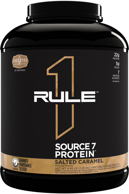RULE 1   SOURCE7 PROTEIN   SALTED CARAMEL   5lbs