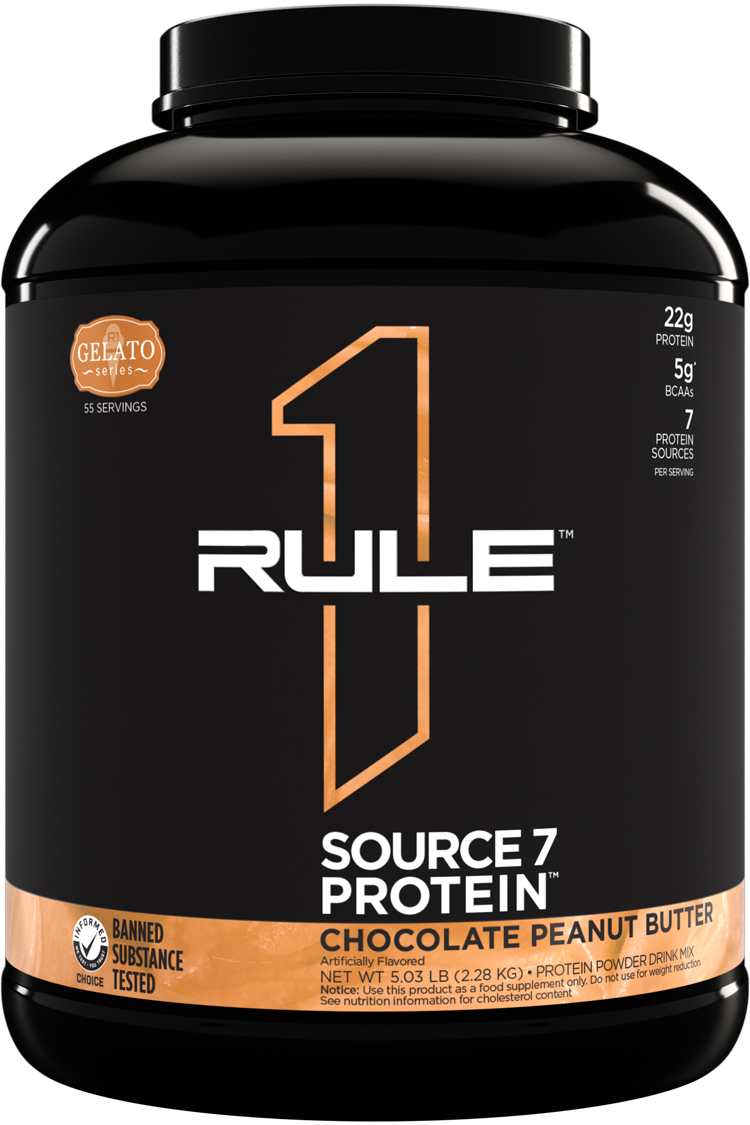 RULE 1   SOURCE7 PROTEIN   CHOCOLATE PEANUT BUTTER   5lbs