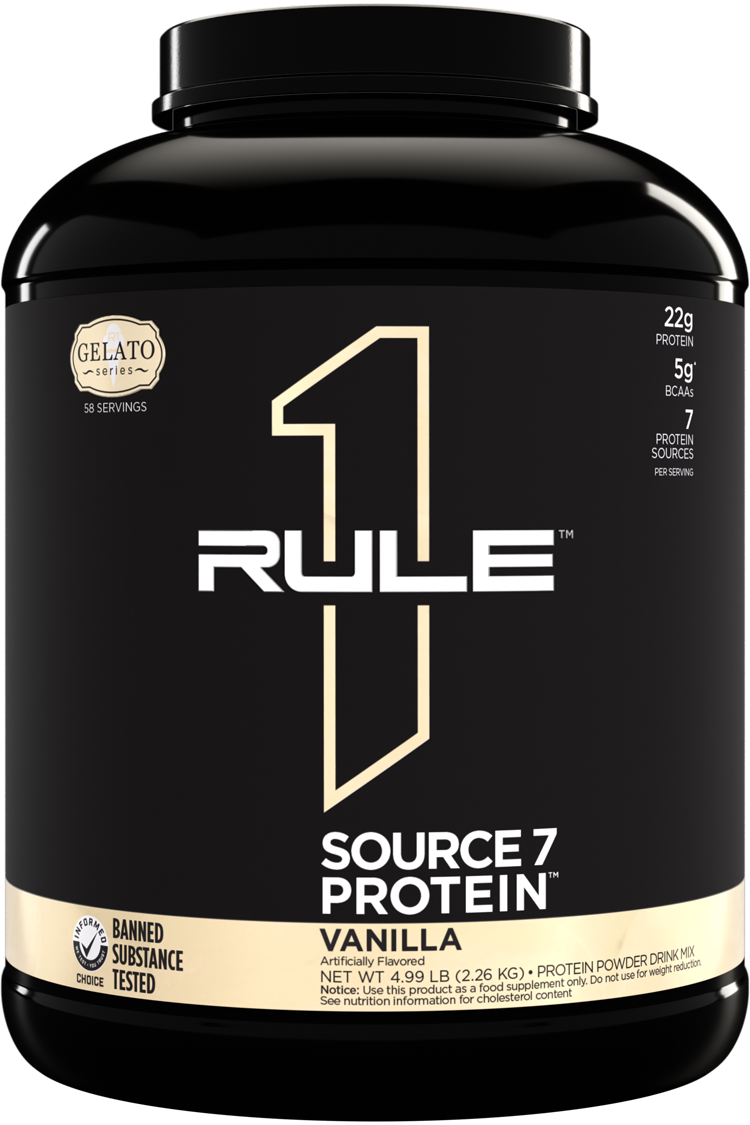 RULE 1   SOURCE7 PROTEIN   VANILLA   5lbs